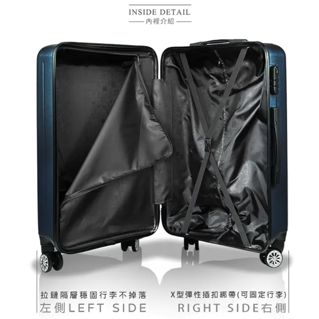 【American Explorer 美國探險家】雙排飛機大輪 24/25吋 霧面防刮 輕量 大容量 行李箱 AZ6/R65 旅行箱