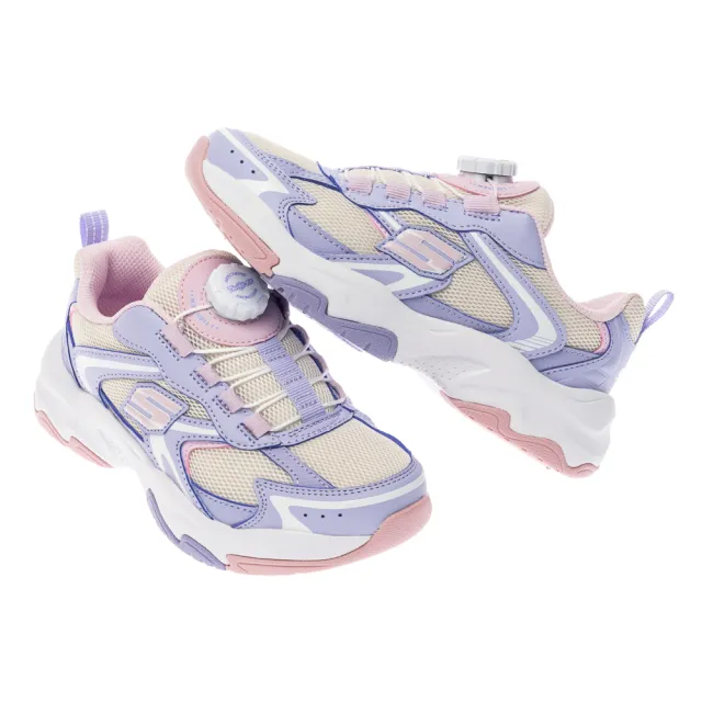 【SKECHERS】女童系列 女童鞋 RETRO TECH 旋鈕運動鞋(303946LLAV)