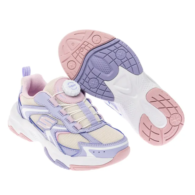 【SKECHERS】女童系列 女童鞋 RETRO TECH 旋鈕運動鞋(303946LLAV)