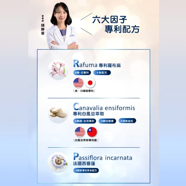 【好好聊日子】好能眠R+CP 專利白鳳豆、羅布麻、西番蓮萃取物(30粒/盒 加乘GABA+睡眠益生菌+法國海洋鎂)