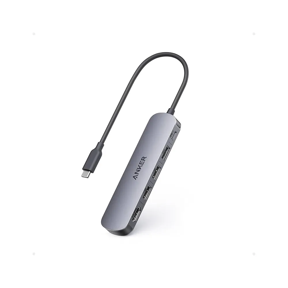 【ANKER】官方授權直營 A8357 USB-C Hub 5-in-1 多功能集線器(4K HDMI/5Gbps高速傳輸/支援手機/平板/筆電)