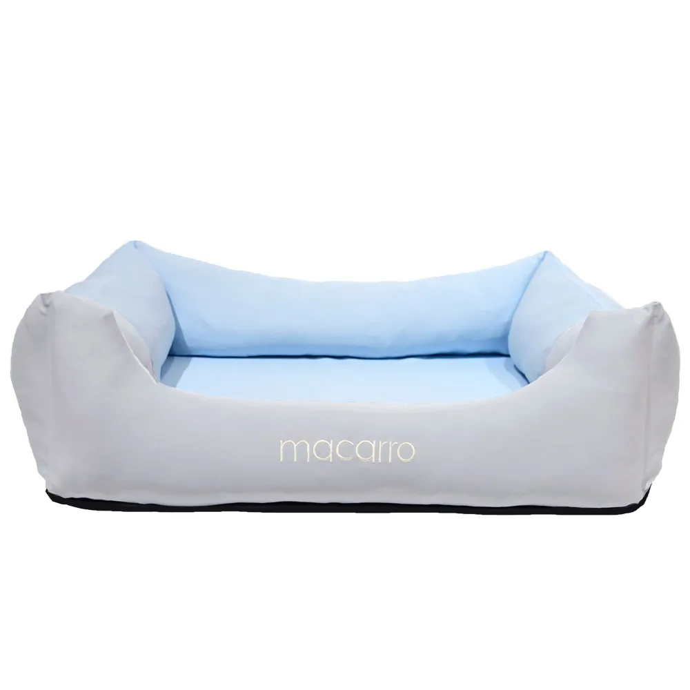 【macarro 馬卡兒寵物】超涼感乳膠寵物床 S號(四種顏色)