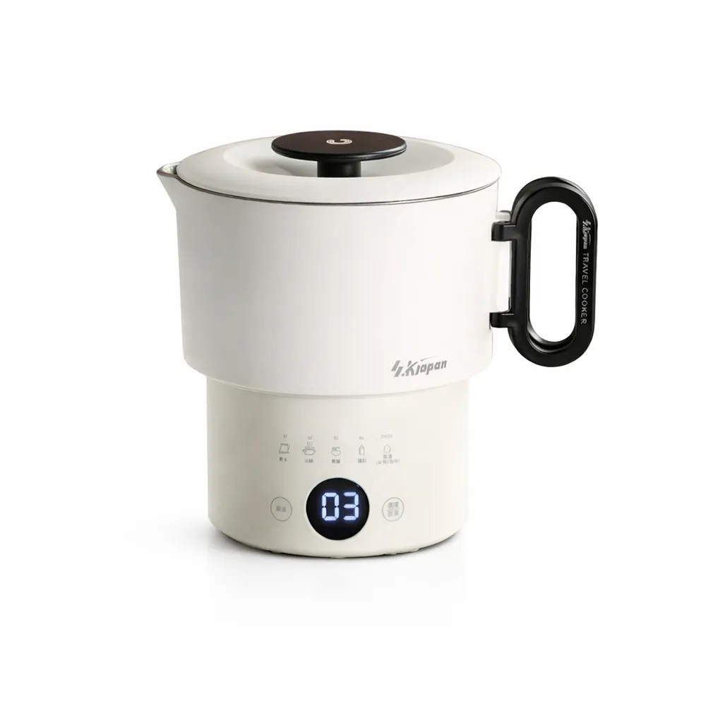 SK Japan 國際電壓 旅行料理鍋 萬用鍋 電火鍋 快煮鍋 美食鍋1000ml 自動電壓轉換 ELSK-1000