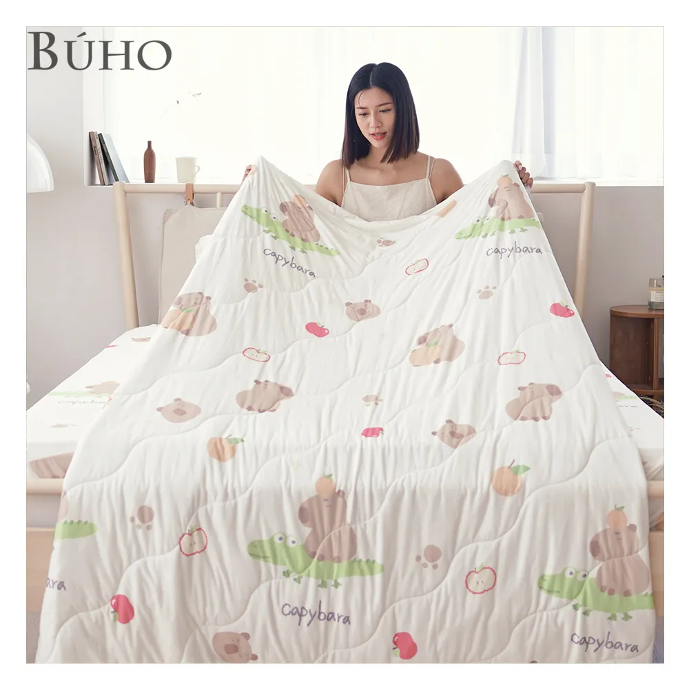 【BUHO 布歐】BUHO 零度冰眠紗｜涼感3.5尺單人床包枕套二件組-(多款任選)