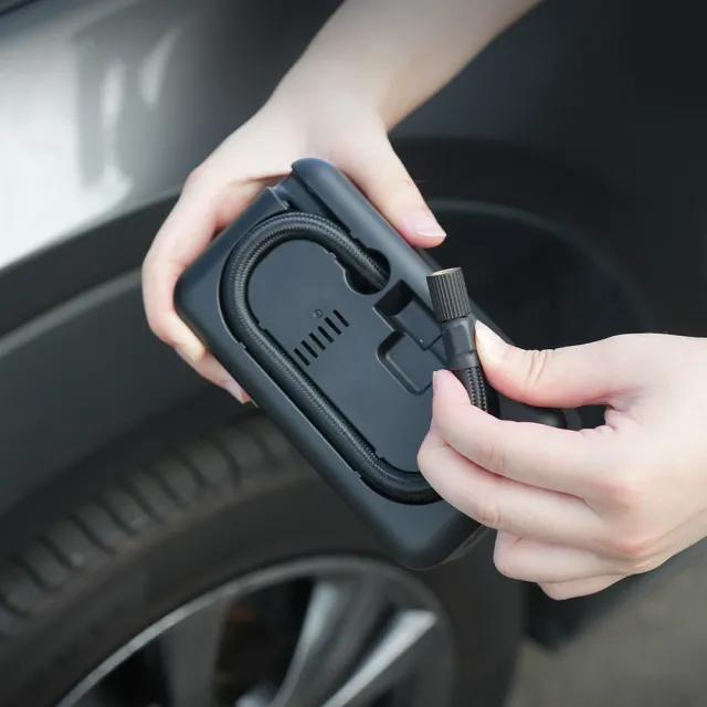【Philo 飛樂】救車補氣不求人！TP16 有線無線頂規打氣機 4500mAh(充飽自停/接點菸孔/休旅可用/10秒補胎壓)