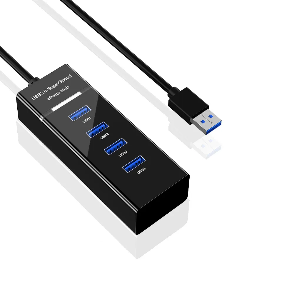 【SYU】USB3.0 4埠高速HUB集線器 擴充分線器 30CM(usb延長線 usb擴充 集線器 usb hub)