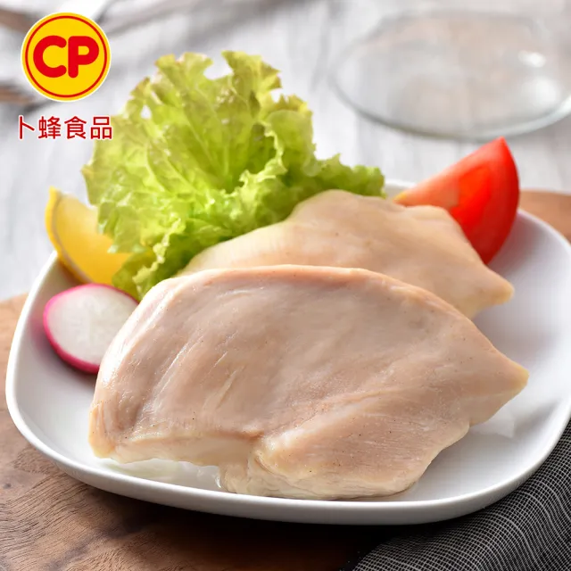 【卜蜂】急凍生鮮 去皮清雞胸肉 真空6連包組_momo美味標章認證(2.7kg/組_團購.居家料理饗宴)