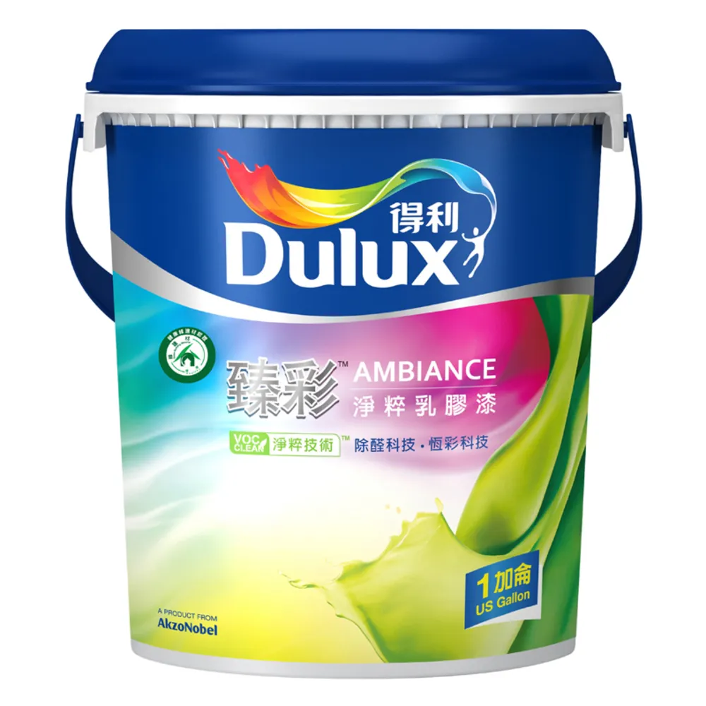 【得利】臻彩淨粹乳膠漆平光 玫瑰白 1G