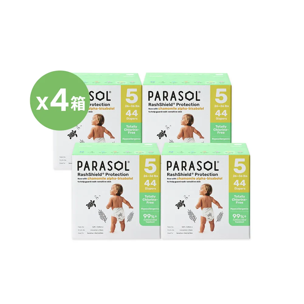 【PARASOL】進化版｜新科技水凝尿布 禮盒4箱組 黏貼型XL(2包/箱)