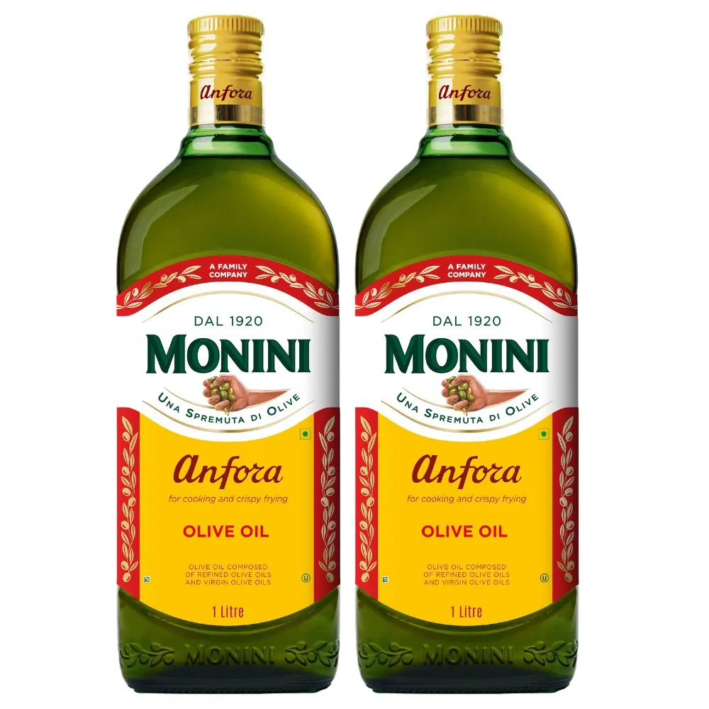 【Monini】Monini莫尼尼純橄欖油1000mlx2瓶