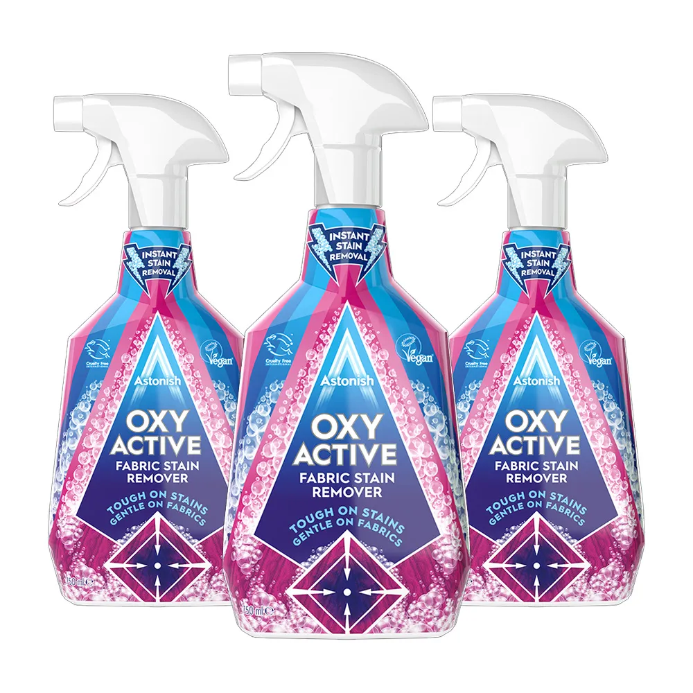 【Astonish 英國潔】衣物強效去漬劑3入組(750mlx3)