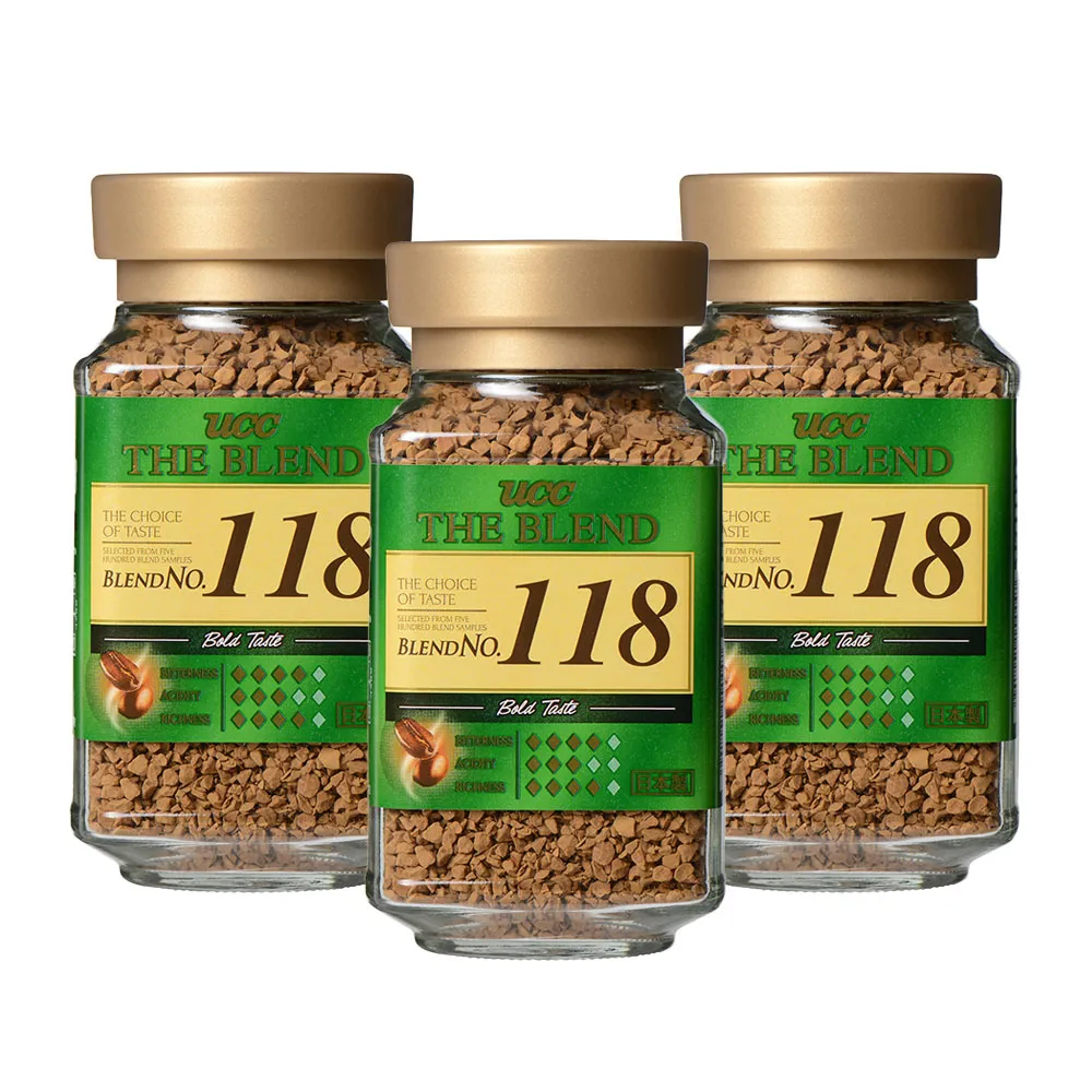 【UCC】118即溶咖啡x6罐組(90g/罐)