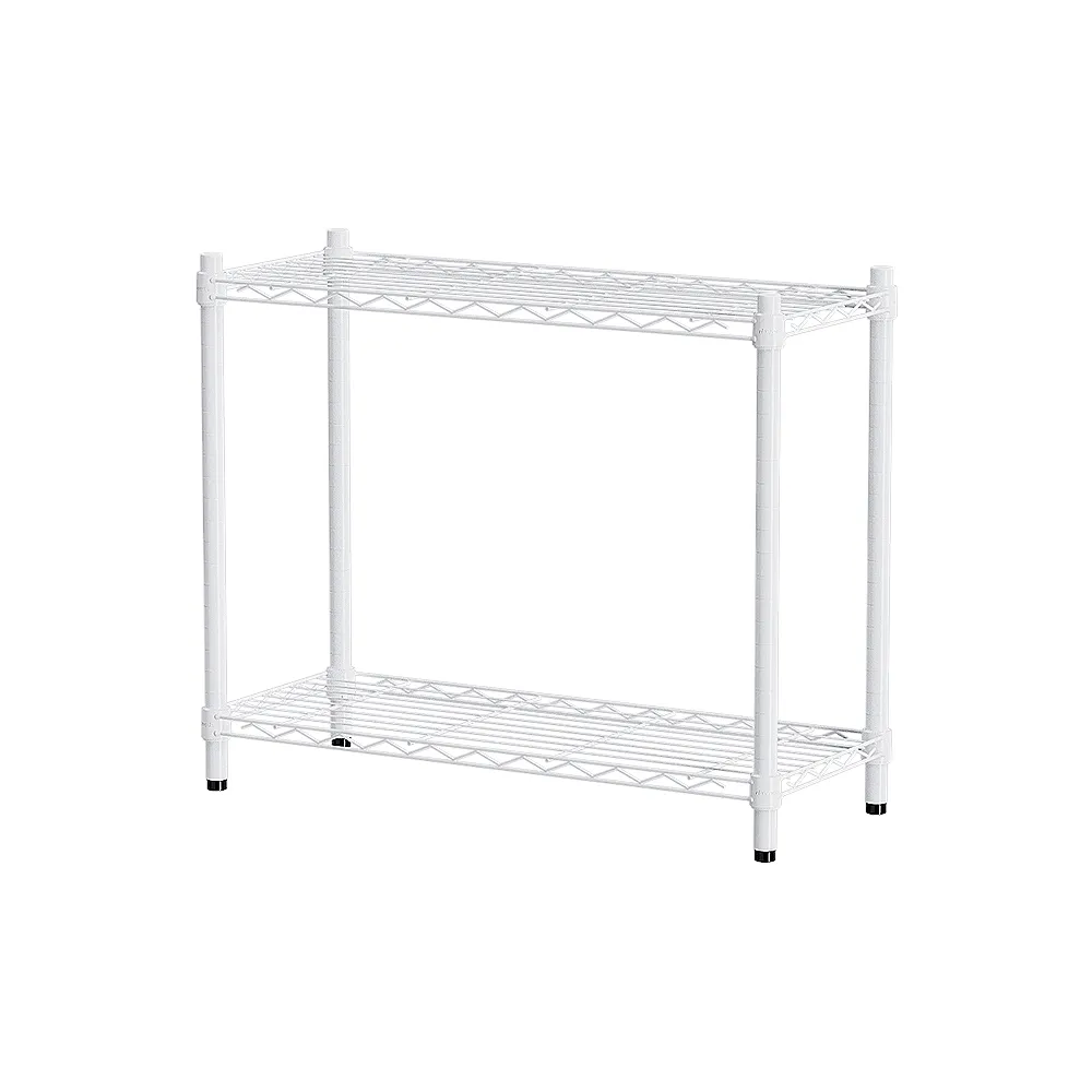 【dayneeds 日需百備】輕型 76x30x60公分 烤漆二層架(鐵力士架/收納層架/鞋架/展示架/層架/鐵架)