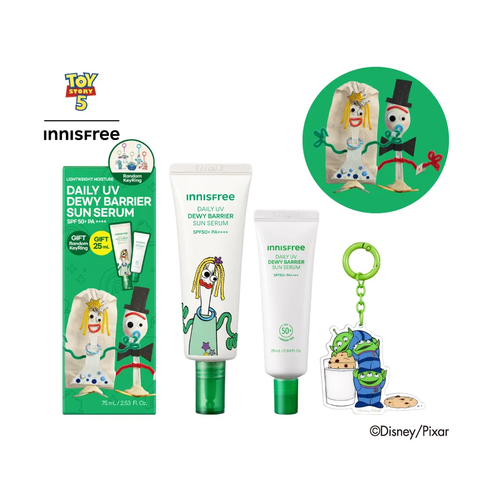 【innisfree】水感玻尿酸保濕防曬精華禮盒(50ml+25ml/玩具總動員限定版)