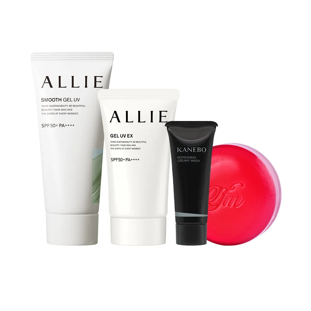 即期品【Kanebo 佳麗寶】ALLIE 持采舒爽柔肌UV高效防曬水凝乳買大送小組 (微涼感)