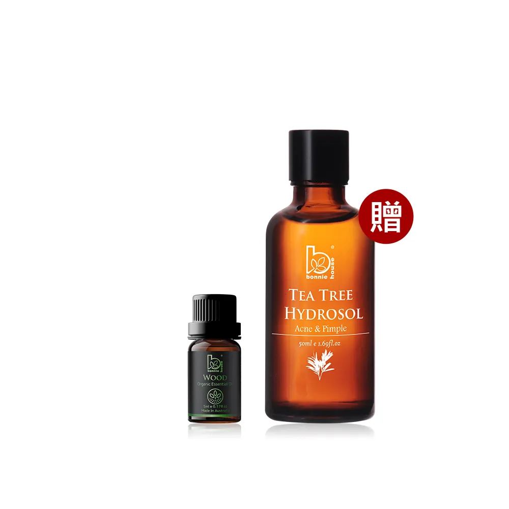 【Bonnie House 植享家】五行淨化隨身噴 (五行精油任選一入贈茶樹純露50ml)