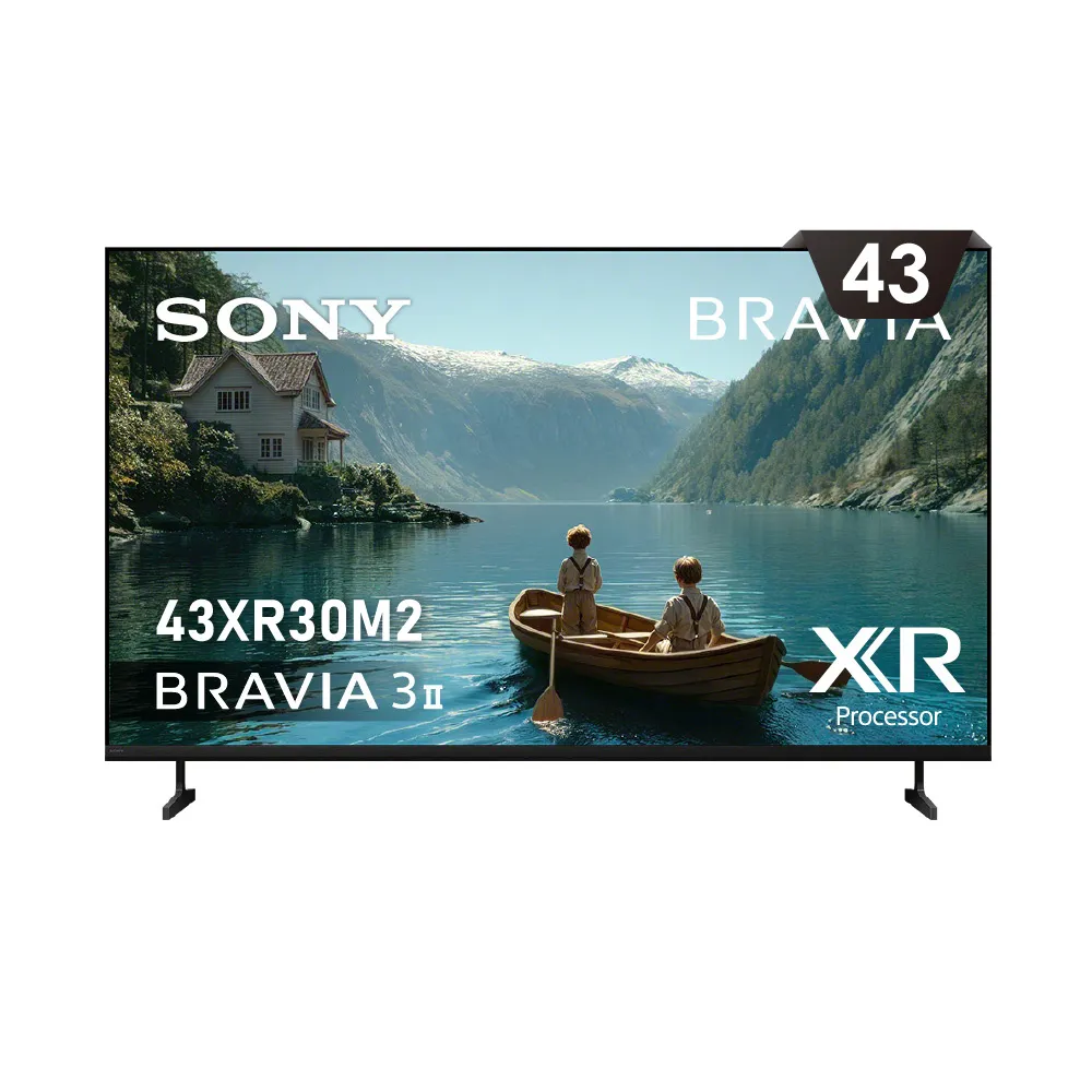 【SONY 索尼】BRAVIA 3II 43型 4K Google TV顯示器 XR(Y-43XR30M2)
