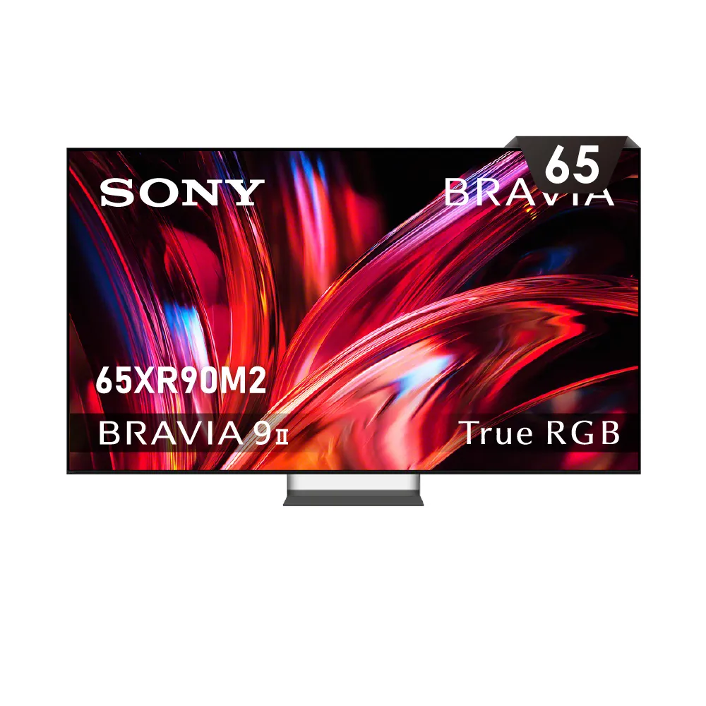 【SONY 索尼】BRAVI 9II 65型 True RGB XR 4K HDR Google TV顯示器(Y-65XR90M2)