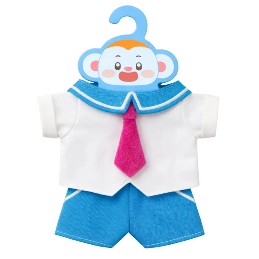 【親子天下】樂樂小宇宙玩偶變裝派對-學院風制服（水手藍）