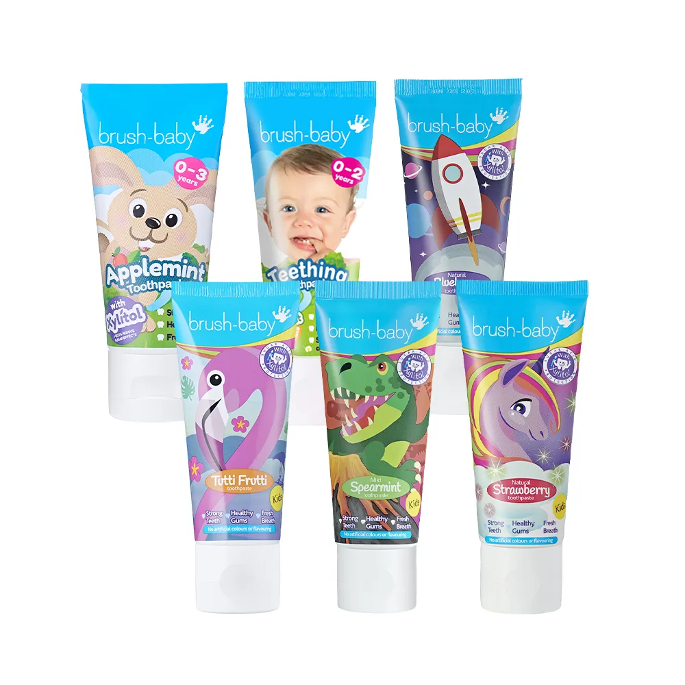 【brush baby】兒童木醣醇牙膏全系列(多款可選)