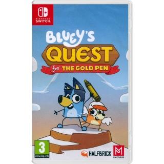 【Nintendo 任天堂】NS Switch 妙妙犬布麗：取回黃金筆 中英日文歐版 Blueys Quest For The Gold Pen