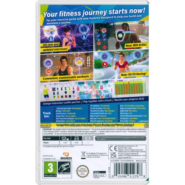 【Nintendo 任天堂】NS Switch 健身拳擊 3 你的私人教練 中英日文歐版 Fitness Boxing 3