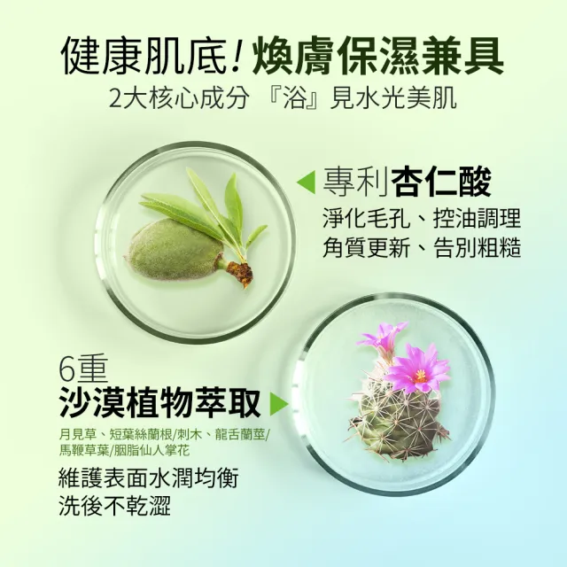 【Dr.Hsieh 達特醫】杏仁酸全淨化沐浴露500ml*3入(抗痘.沐浴乳)