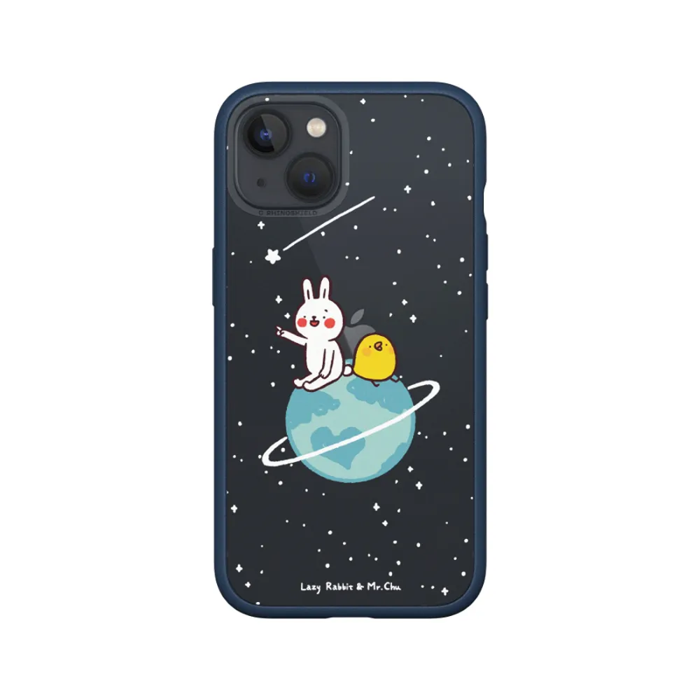 【RHINOSHIELD 犀牛盾】iPhone 13 mini/13 Pro/Max Mod NX手機殼/懶散兔與啾先生-小宇宙(懶散兔與啾先生)