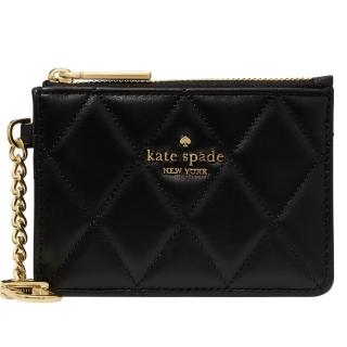 【KATE SPADE】小香風衍縫/防刮皮革鑰匙包卡片夾/零錢包(多款任選)