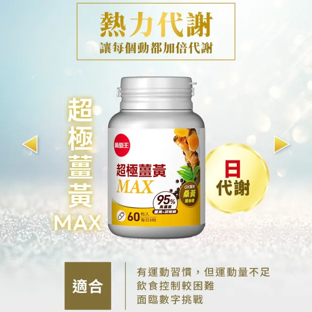 【葡萄王】夜極薑黃30粒x2  共60粒(95%薑黃 益生菌 綠茶兒茶素 米萃取物 紅豆萃取物)