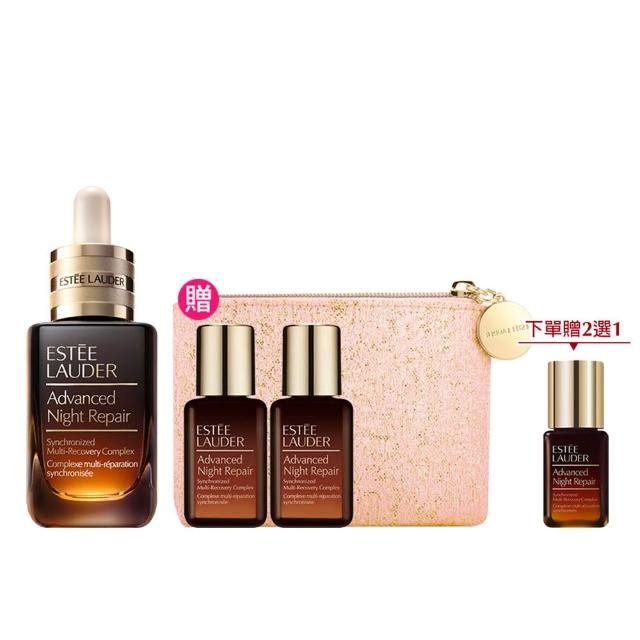 【Estee Lauder 雅詩蘭黛】特潤超導全方位修護露50ml(No.1小棕瓶 彈嫩發光/精華液/IU摯愛/醫美術後/無酒精)