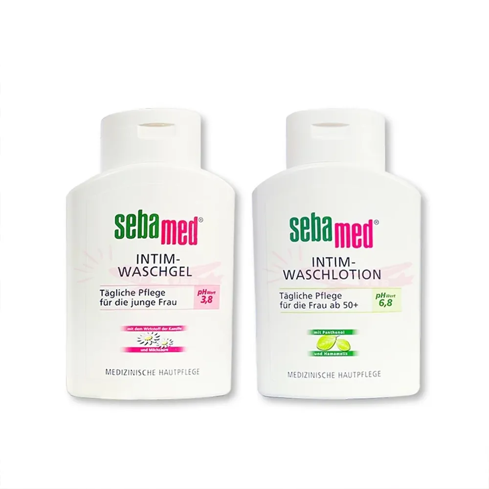 【SEBAMED 施巴】SEBAMED 私密處潔護露 200ml 洋甘菊/金縷梅 平輸版(私密處清潔 私密處保養 新舊包裝混出)