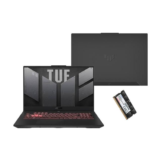 【ASUS 華碩】升級16G組★17.3吋GeForce RTX 4050 R7電競筆電(FA707NUG-0092A7445HS/R7-7445HS/16G/1T/W11)