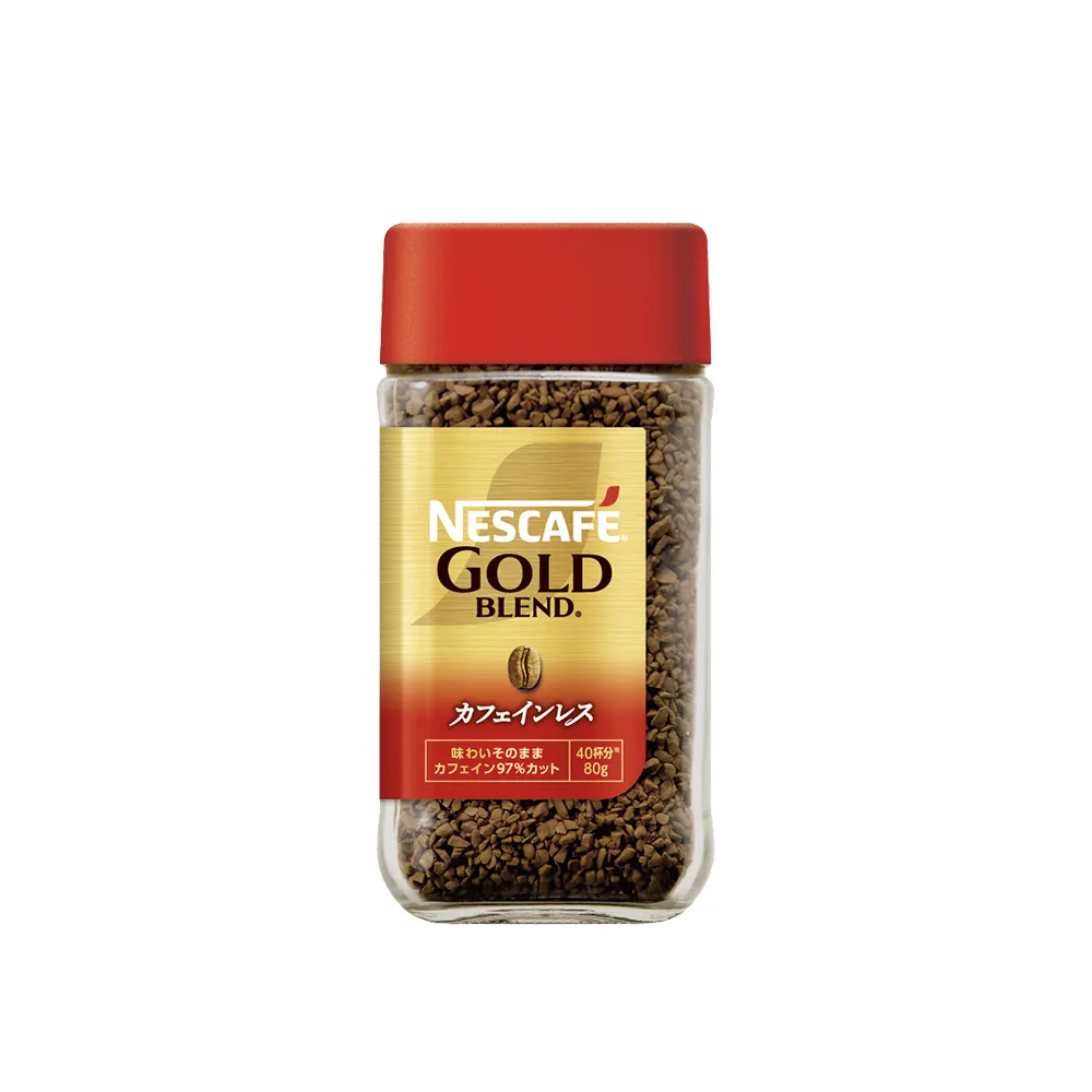 【NESCAFE 雀巢咖啡】金牌微研磨咖啡低咖啡因 80g/罐