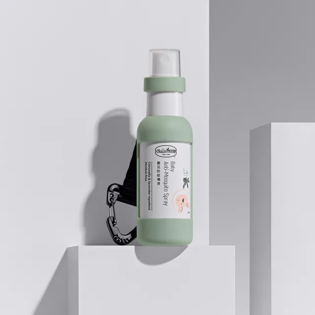 【Baan 貝恩】嬰兒防蚊貼片20片二入+嬰兒防蚊噴液45ml