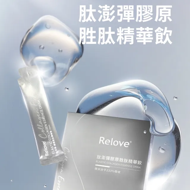 【Relove 官方直營】月太澎彈膠原胜月太精華飲2盒 共25mlx30包+維他命C超能膠囊30錠(促進膠原合成)