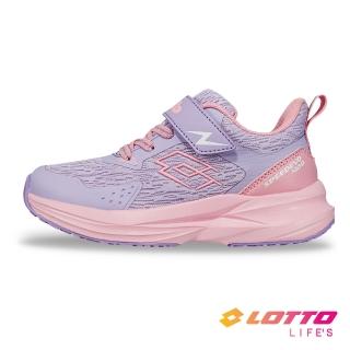 【LOTTO】童鞋 SPEED EVO 400 透氣輕量慢跑鞋(紫/粉-LT5AKR0197)