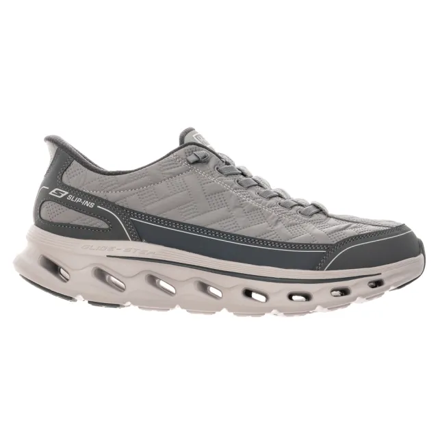 【SKECHERS】男鞋 健走系列 健走鞋 瞬穿舒適科技 GO WALK GLIDE-STEP 2.0 - COZY FIT(217035GRY)