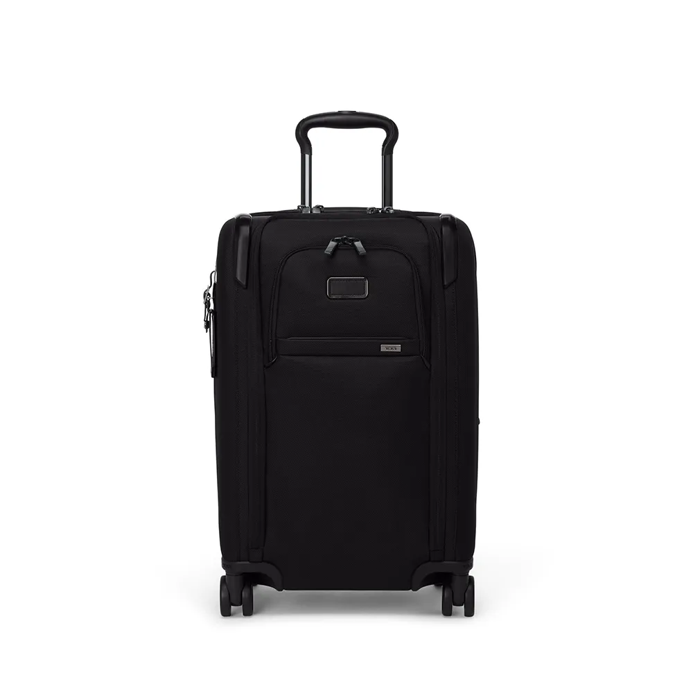 【TUMI】Alpha 雙向開口可擴展彈道尼龍登機箱 - 黑色(TUMI 官方旗艦店)