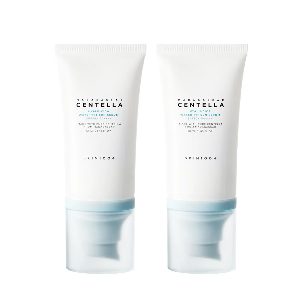 【Skin1004】官方直營 馬達加斯加積雪草 {玻尿酸}- 水凝防曬精華 50ml(SPF50+/PA++++) 買1送1