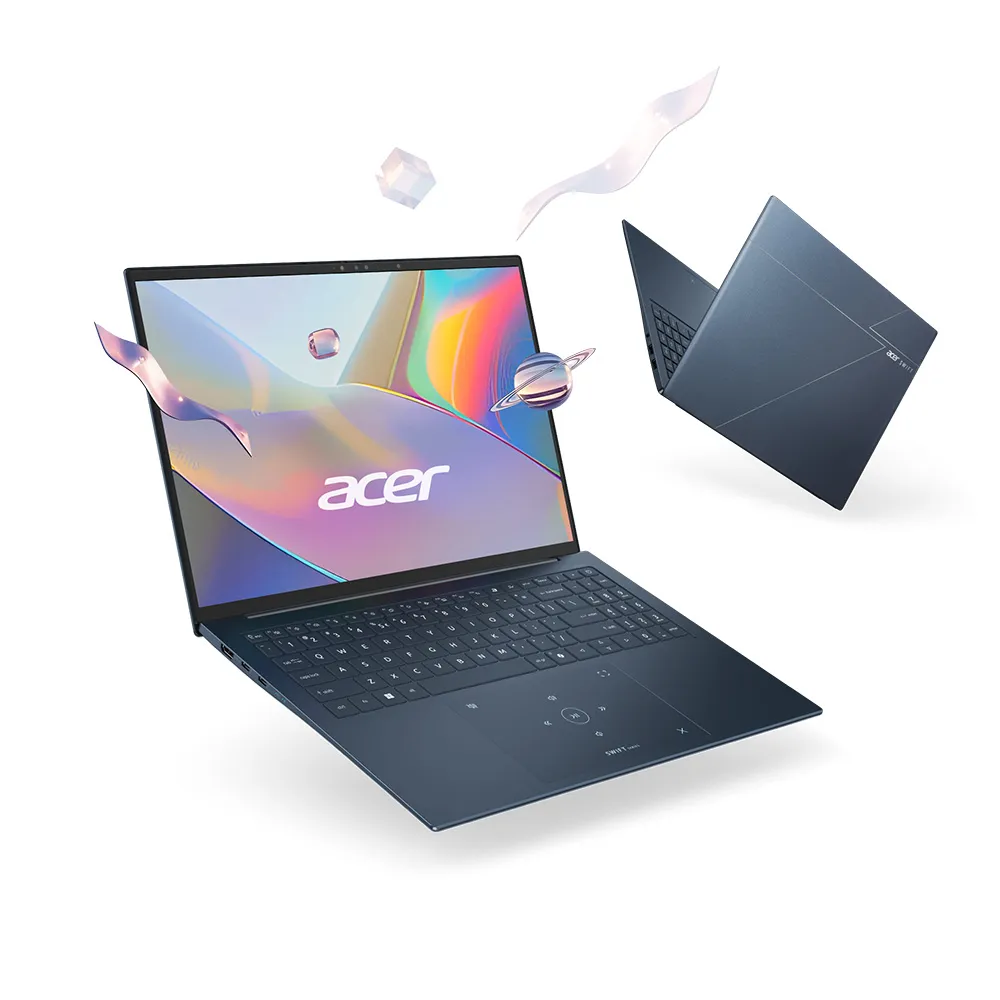 【Acer 宏碁】16吋3K OLED 輕薄AI筆電-冷冽藍(Swift Edge/SFE16-I51-78SZ/Ultra 7-355/32G/1TB/W11)