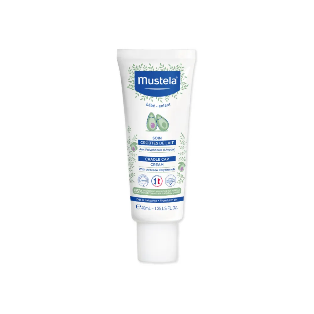 【Mustela 慕之恬廊】慕之幼 寶寶頭皮調理霜 40ml(清潔胎垢/調理皮脂分泌)