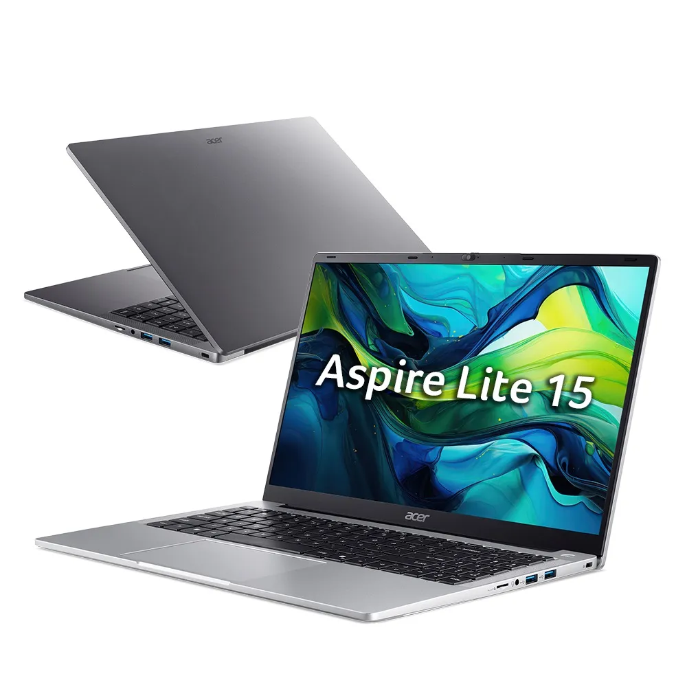 【Acer 宏碁】筆電包/滑鼠組★15.6吋N4500輕薄文書筆電(Aspire Lite/AL15-32P-C0AW/N4500/8G/256G/W11)