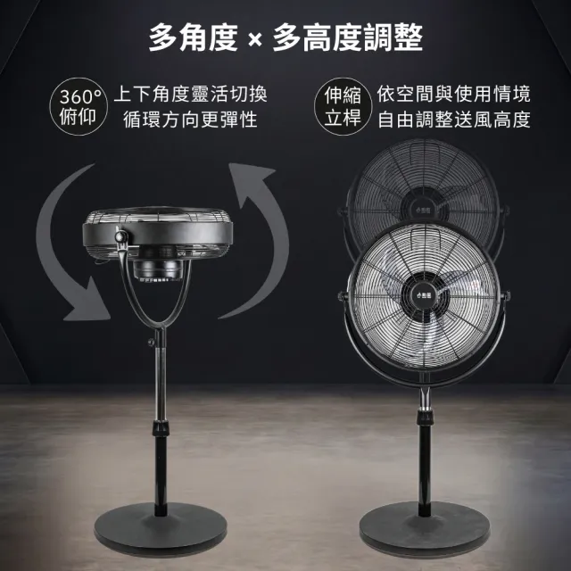 【勳風】16吋DC直流變頻內旋循環立扇/內旋風扇(HFB-S0860)
