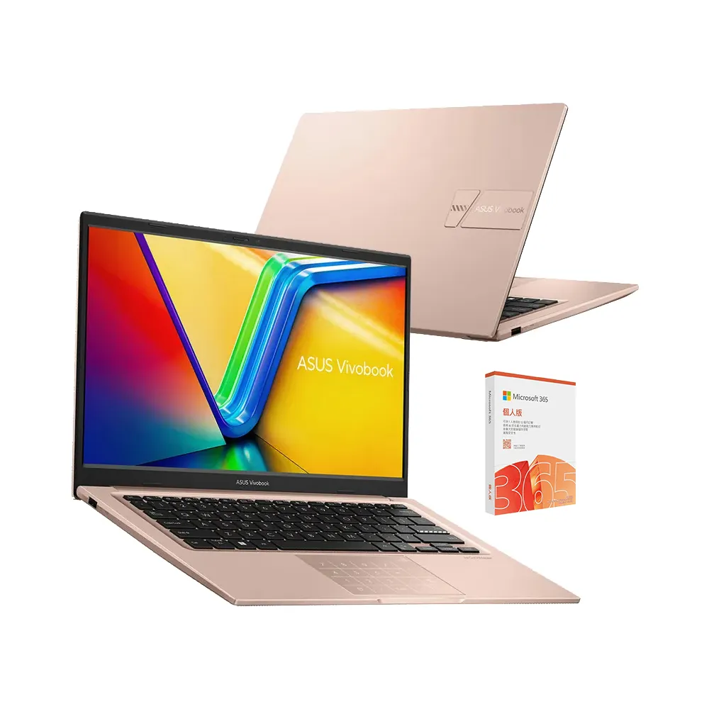 【ASUS 華碩】m365組★14吋輕薄Core 5 16G筆電(VivoBook X1404VA/Core 5-120U/16G/512G SSD/W11)