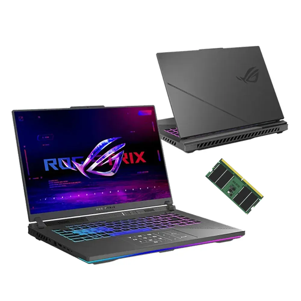 【ASUS 華碩】16G組★16吋GeForce RTX 5070Ti R9電競筆電(G614PR/Strix G16/R9-8940HX/16G/1TB/W11)