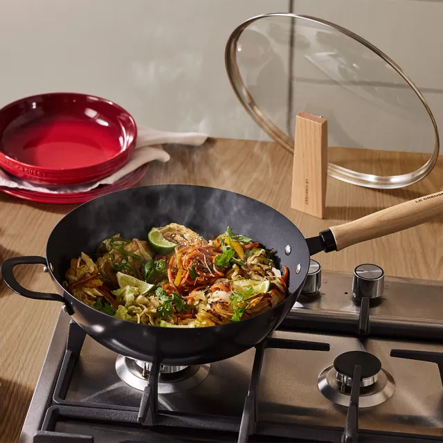 【Le Creuset】鐵製炒鍋(附蓋) 30cm