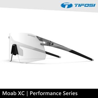 【Tifosi】感光變色太陽眼鏡 Moab XC 2000302831 / 消光灰無框 / PC黑灰色鍍膜感光變色鏡片