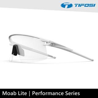 【Tifosi】感光變色太陽眼鏡 Moab Lite 1920301231 / 灰白半框 / PC黑灰色鍍膜感光變色鏡片