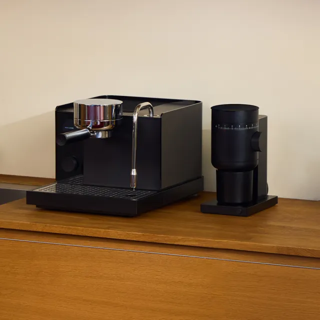 【FELLOW】Espresso Series 1 半自動義式咖啡機 + Opus2 錐刀磨豆機 (曜石黑)